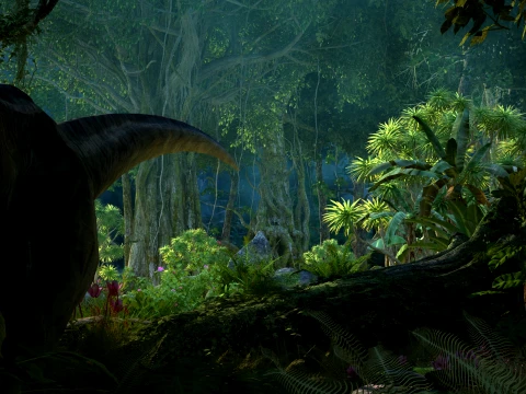 Tropical rainforest 3D Model