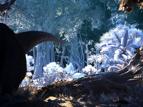 Tropical rainforest 3D Model