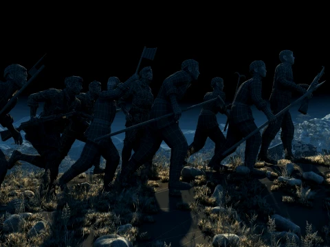 Revolutionary sculpture 3D Model