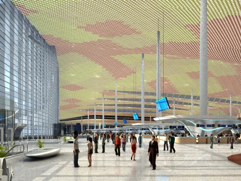 Terminal do aeroporto Modelo 3D