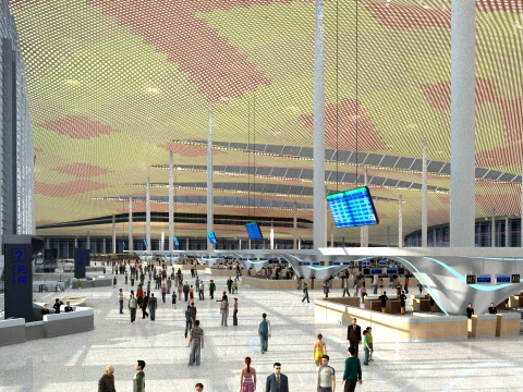 Airport terminal 3D Model