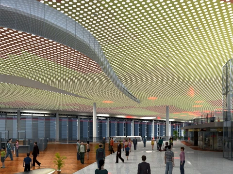 Terminal do aeroporto Modelo 3D