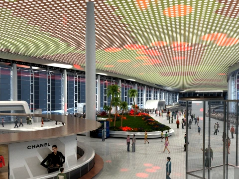 Airport terminal 3D Model