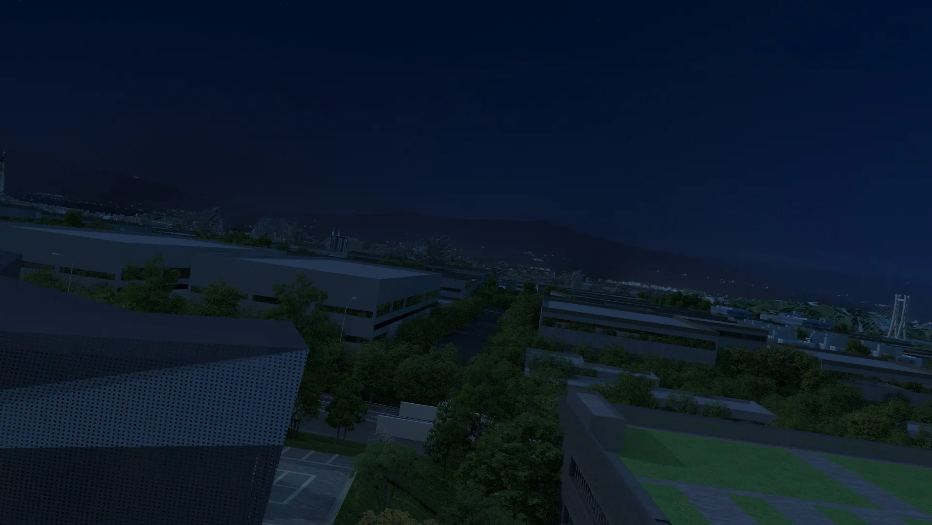 City night 3D Model .c4d .max .obj .3ds .fbx .stl .blend 