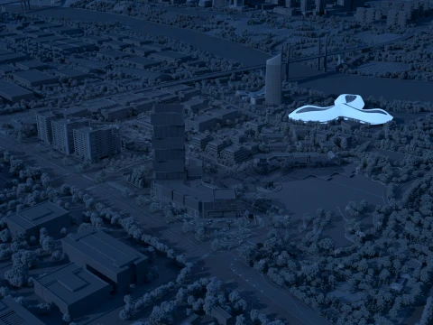 City night 3D Model
