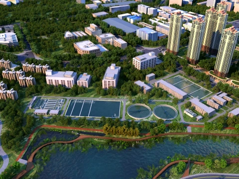 상수도 3D 모델
