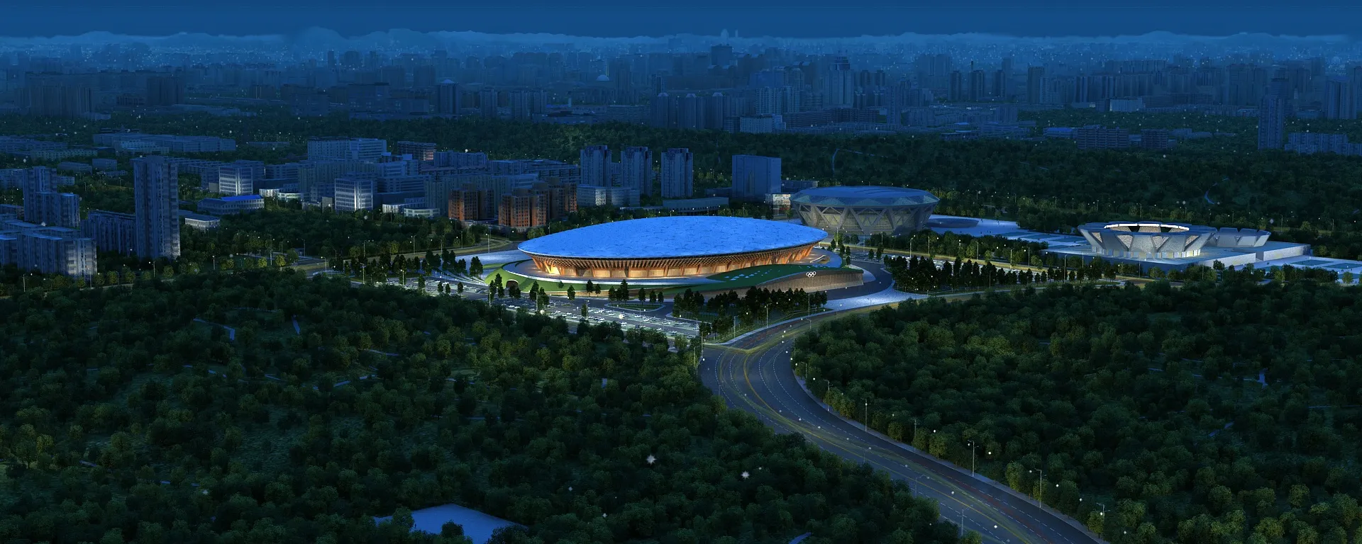 Stadium 3D Model .c4d .max .obj .3ds .fbx .stl .blend