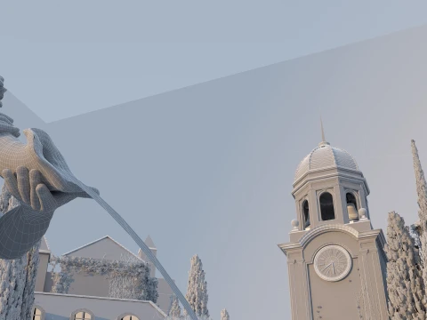 Urban architecture 3D Model