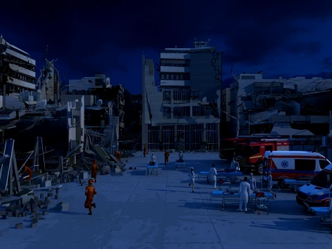 Earthquake site 3D Model