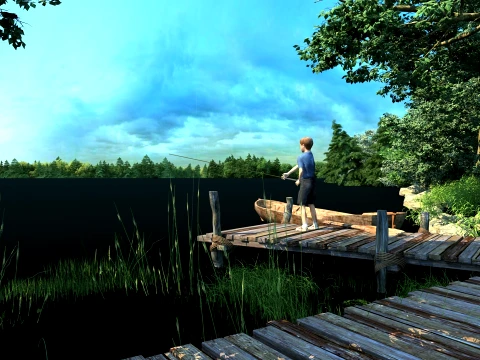 Fishing 3D Model