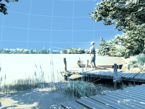 Fishing 3D Model