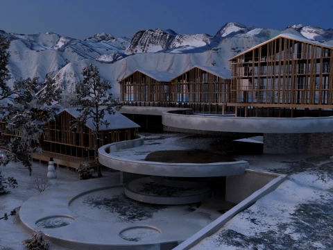Resort 3D Model