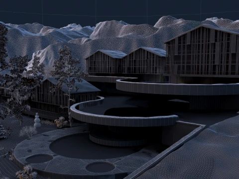 Resort 3D Model