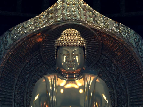 Buddha statue 3D Model