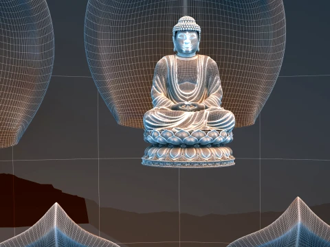 Buddha statue 3D Model