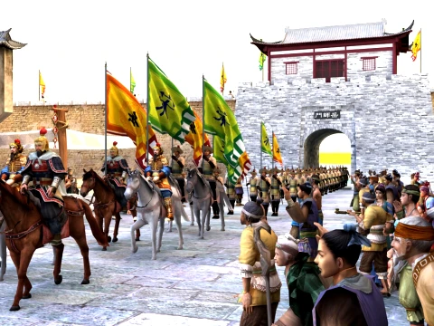 ejército antiguo Modelo 3D