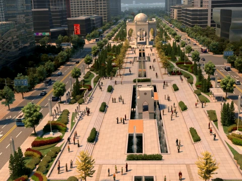Urban architecture 3D Model