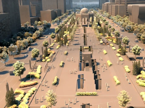 Urban architecture 3D Model