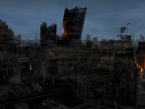 Urban ruins 3D Model