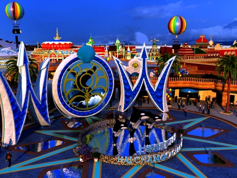 Parque Oce&acirc;nico Modelo 3D