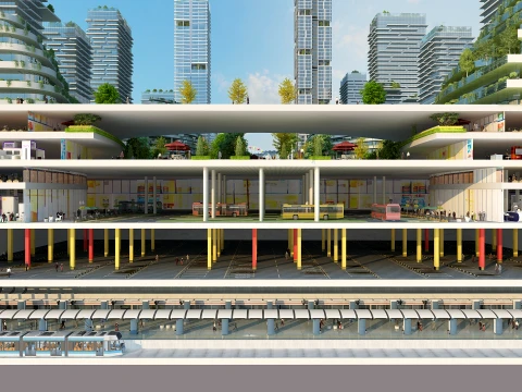 Se&ccedil;&atilde;o de constru&ccedil;&atilde;o Modelo 3D