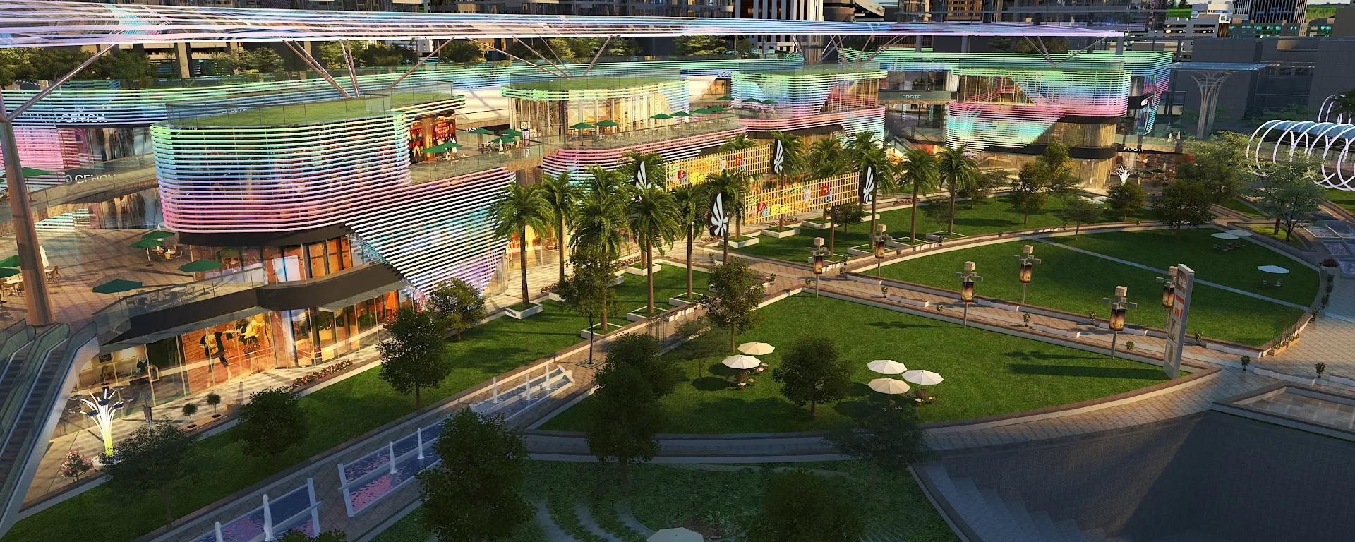 Urban architecture 3D Model .c4d .max .obj .3ds .fbx .stl .blend 