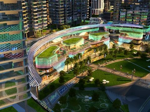 Urban architecture 3D Model