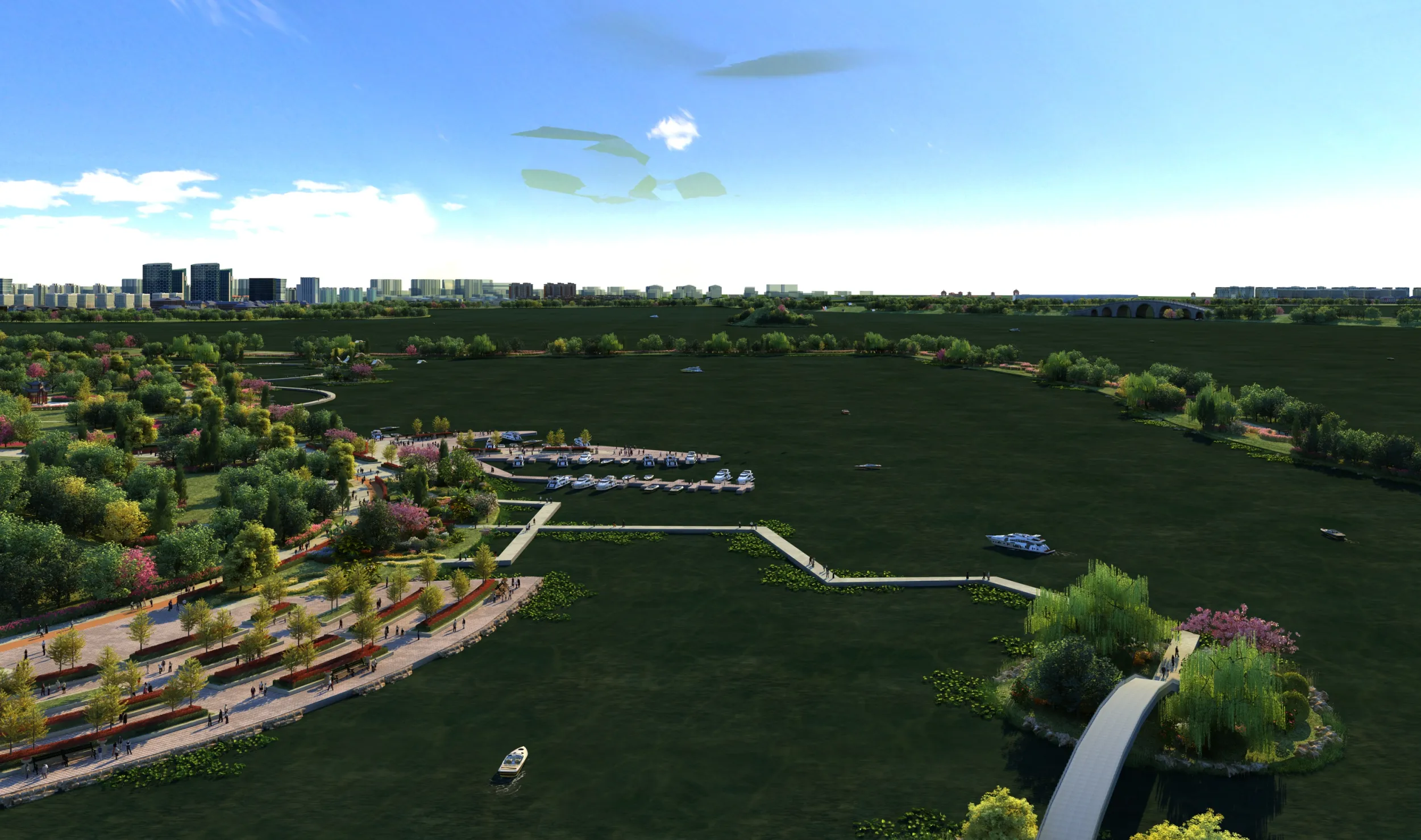 Kunming Lake 3D Model .c4d .max .obj .3ds .fbx .stl .blend
