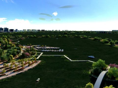 Lago Kunming Modelo 3D