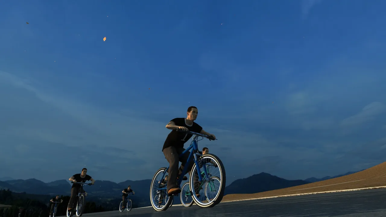 Bicycle race 3D Model .c4d .max .obj .3ds .fbx .stl .blend 