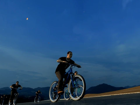 自転車レース 3Dモデル