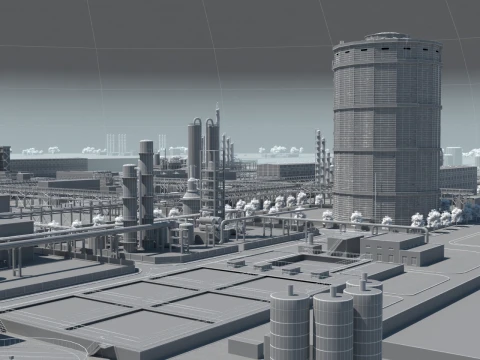 F&aacute;brica Modelo 3D