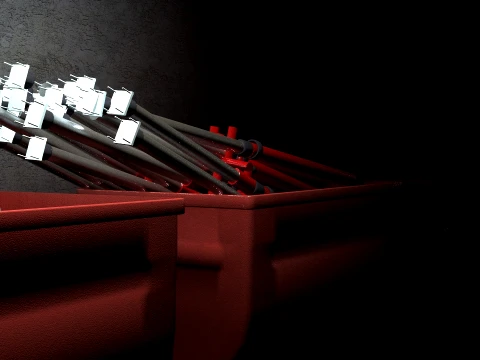 Anima&ccedil;&atilde;o de minera&ccedil;&atilde;o de carv&atilde;o Modelo 3D