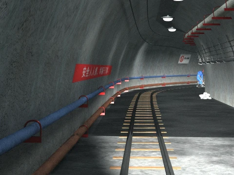 Anima&ccedil;&atilde;o de minera&ccedil;&atilde;o de carv&atilde;o Modelo 3D