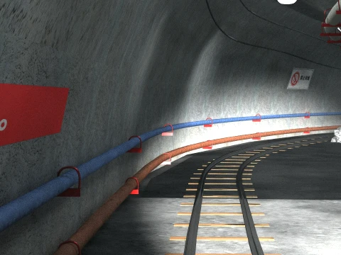 Anima&ccedil;&atilde;o de minera&ccedil;&atilde;o de carv&atilde;o Modelo 3D