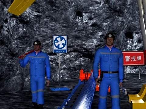 Anima&ccedil;&atilde;o de minera&ccedil;&atilde;o de carv&atilde;o Modelo 3D