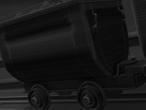 Anima&ccedil;&atilde;o de minera&ccedil;&atilde;o de carv&atilde;o Modelo 3D