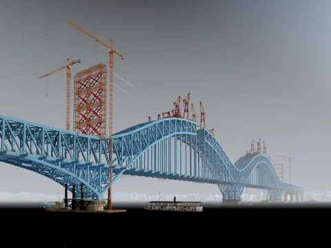 Construa uma ponte Modelo 3D