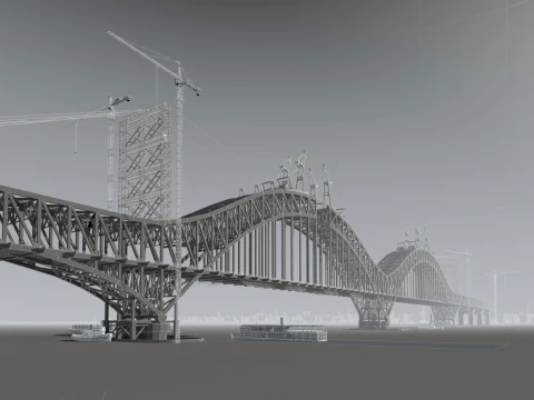 Construa uma ponte Modelo 3D