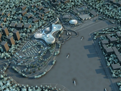 Urban architecture 3D Model