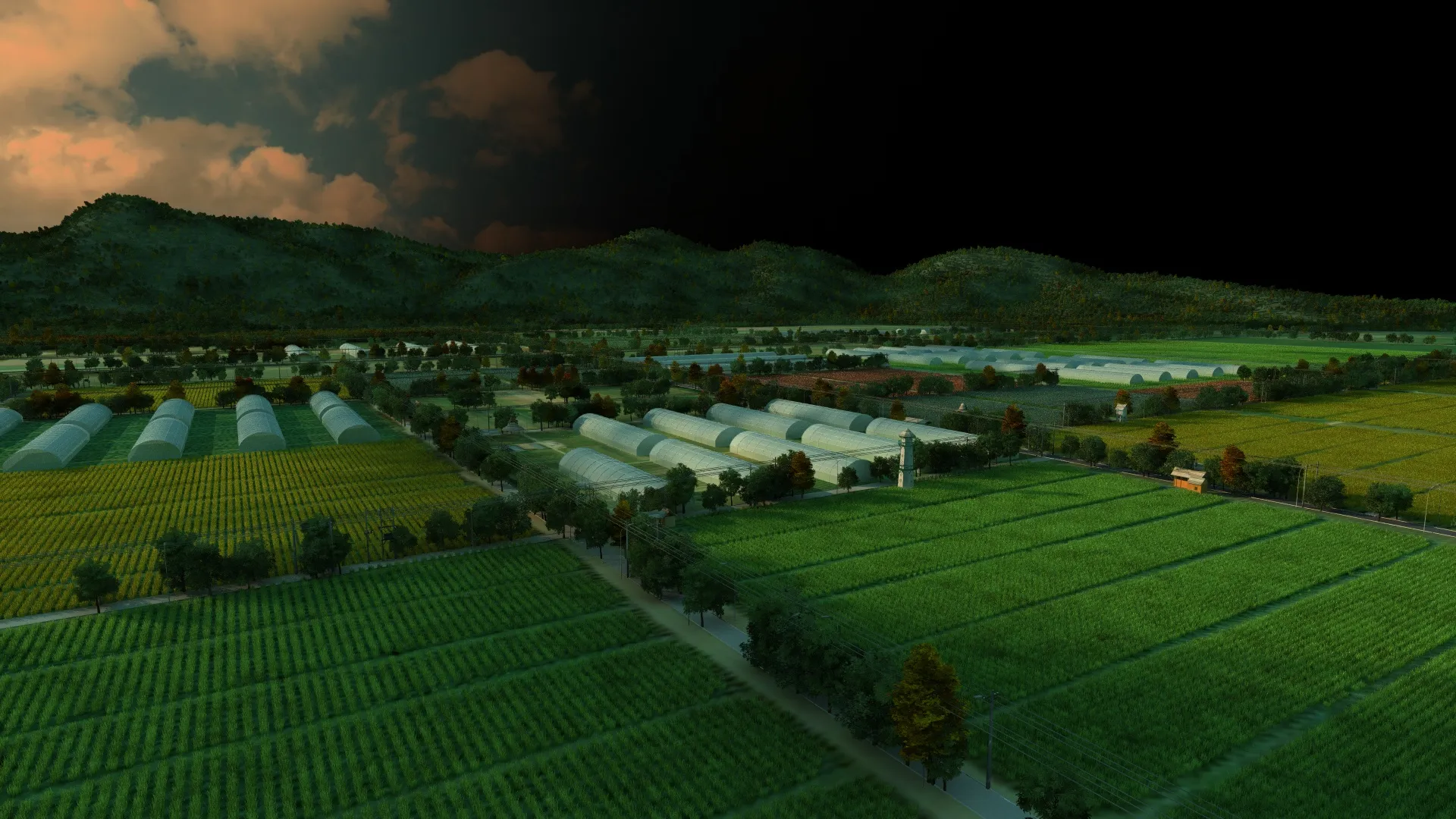 Terras agr&iacute;colas Modelo 3D .c4d .max .obj .3ds .fbx .stl .blend 