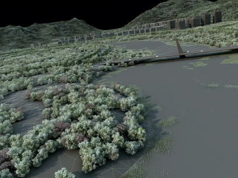Ancient town 3D Model