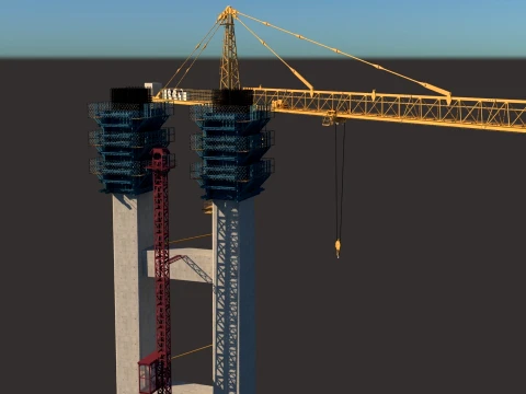Build a bridge 3D Model