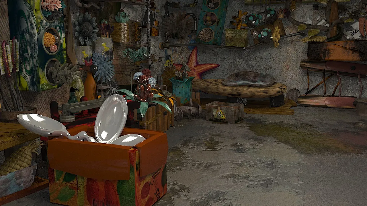 Sala de armazenamento Modelo 3D .c4d .max .obj .3ds .fbx .stl .blend 