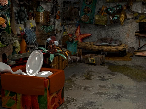 Sala de armazenamento Modelo 3D