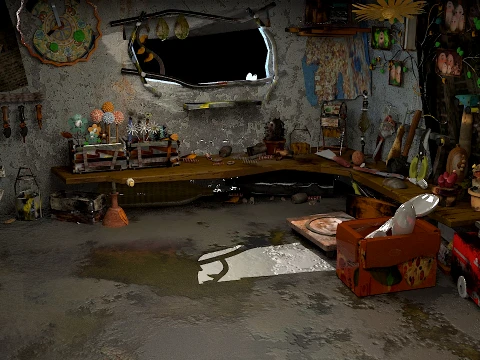 Sala de armazenamento Modelo 3D