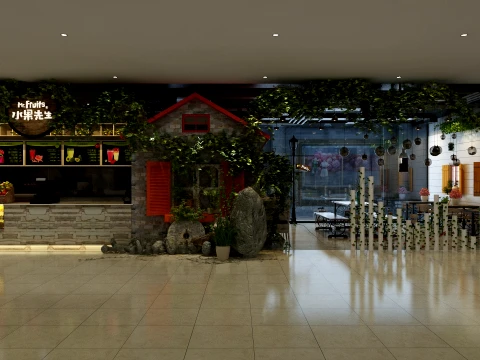 Loja de frutas Modelo 3D