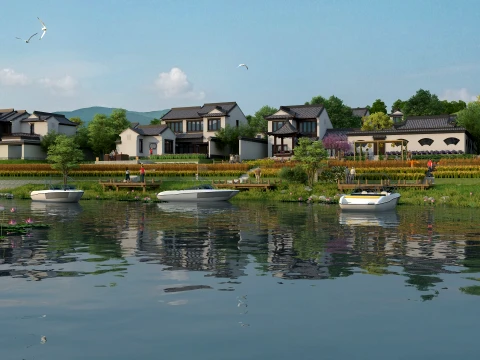 Ancient town 3D Model