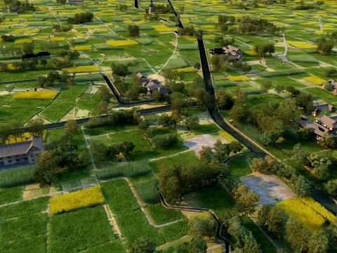 Village 3D Model