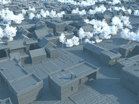 Village 3D Model